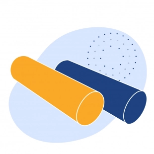 Текстолит стержневой 50x350 мм ГОСТ 5385-74