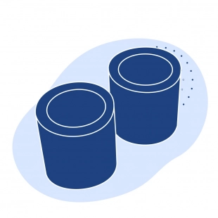 Капролоновая втулка 90х1000 мм кремовая PA 6