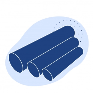 Труба оцинкованная электросварная прямошовная 720х19 мм Ст2пс ГОСТ 10704-91