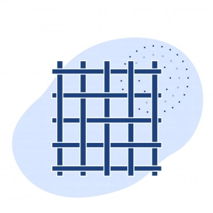Стальная канилированная сетка 16x4x4 мм 12Х18Н10Т ГОСТ 3306-88