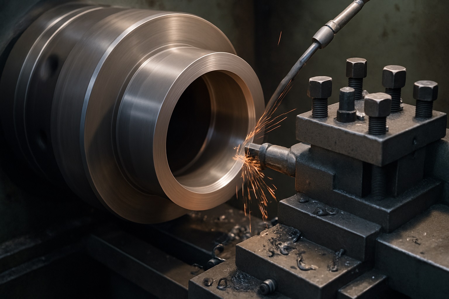 Обточка металла